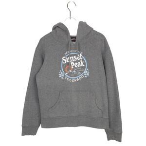 Y2k Aeropostale Sunset Peak, Colorado Gray Hoodie Sweatshirt Medium